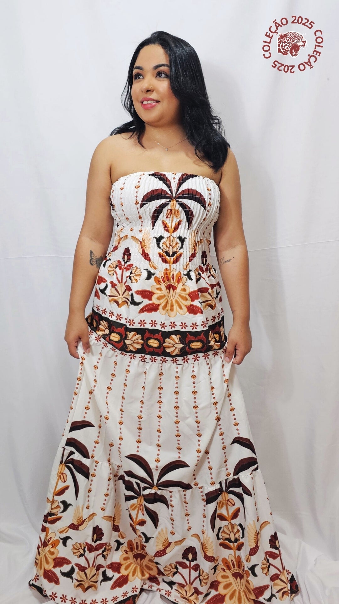 Vestido Longo Farm - Tomara que caia