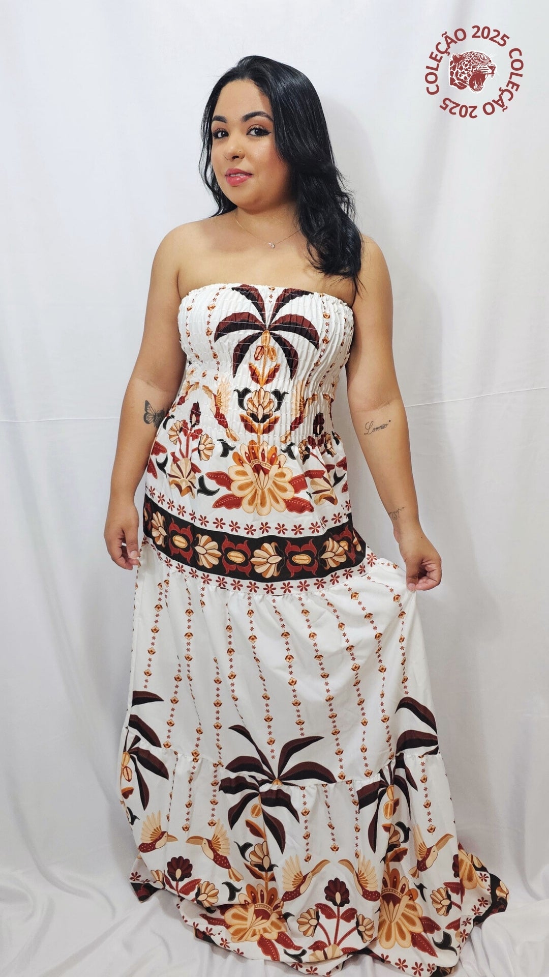 Vestido Longo Farm - Tomara que caia