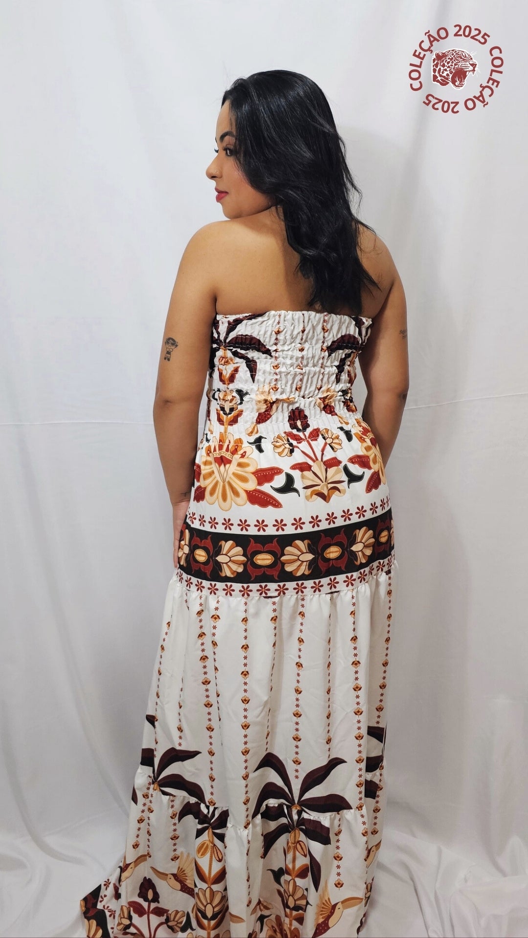 Vestido Longo Farm - Tomara que caia