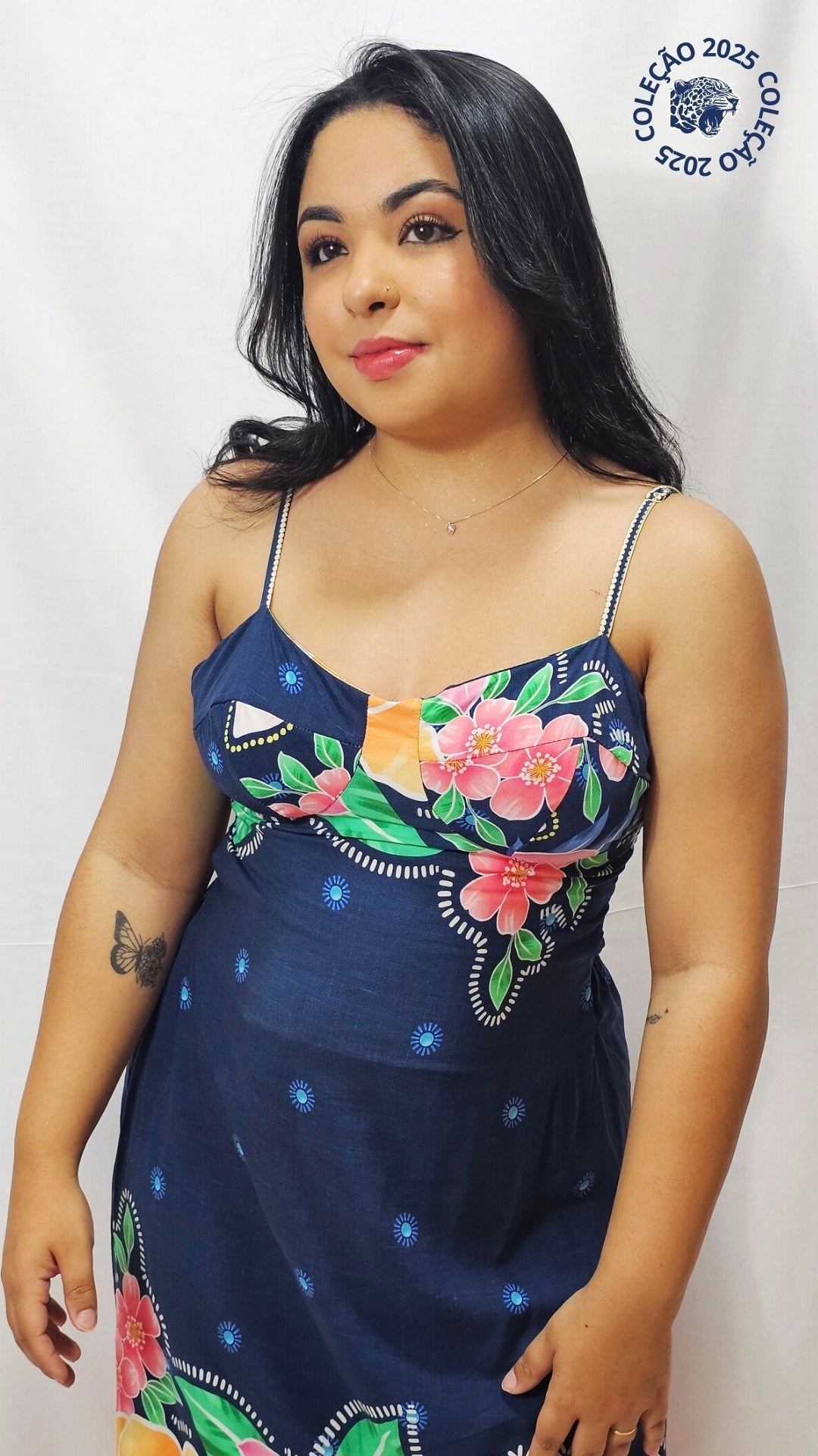 Vestido Mid Farm Azul