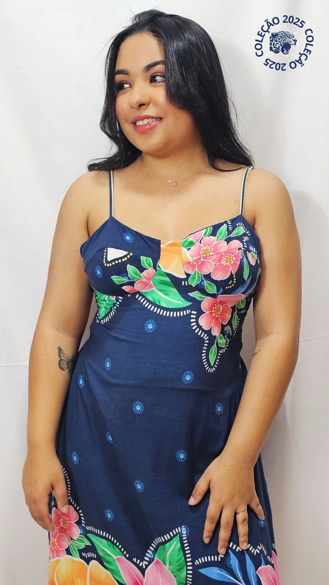 Vestido Mid Farm Azul